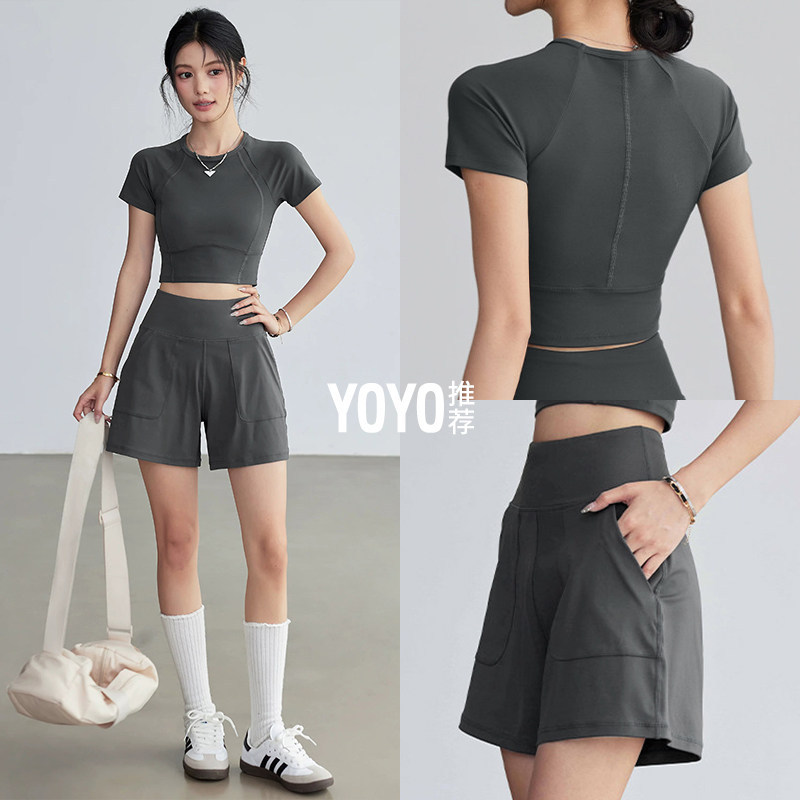 Running Gear Gym - بدلات رياضية نسائية للجري، قميص يوجا