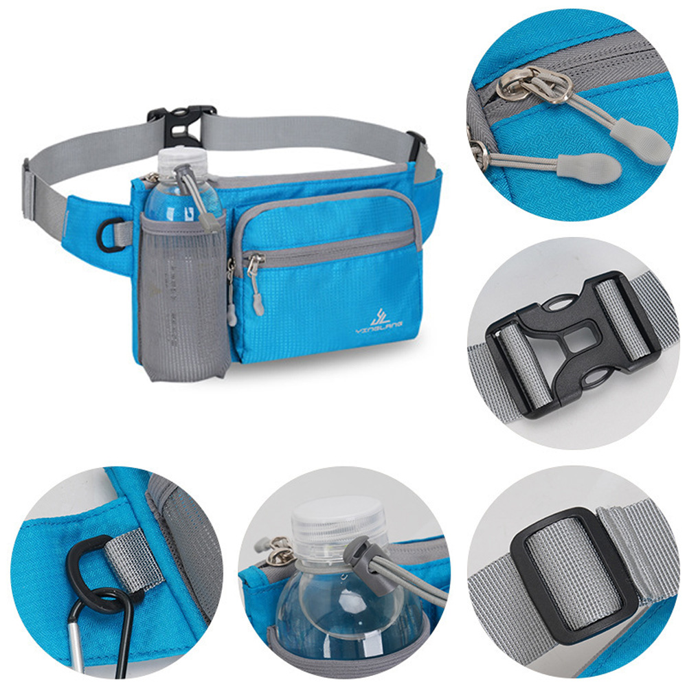 Running Gear Gym - حزام خصر خفيف الوزن لحمل زجاجات