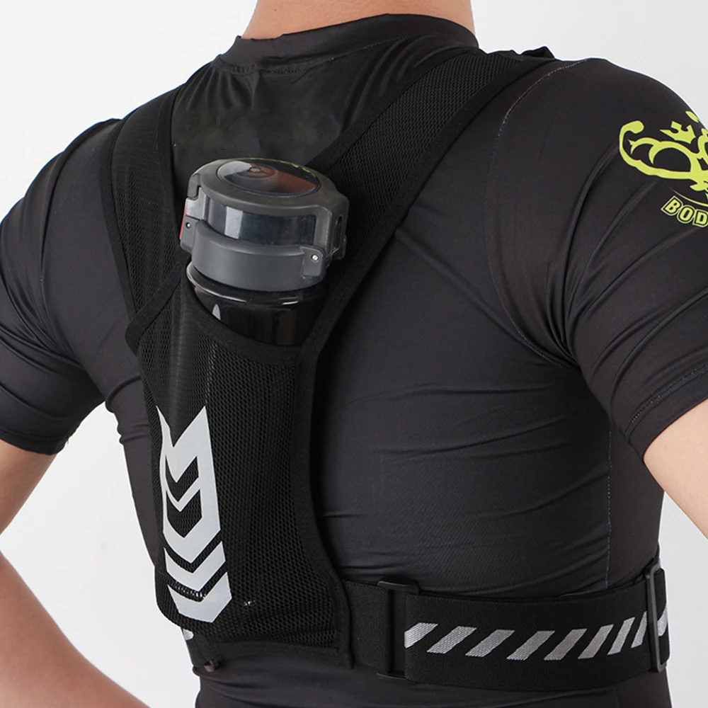 سترة جري عاكسة مع حامل هاتف وج - مراجعة Running Gear Gym وسعره