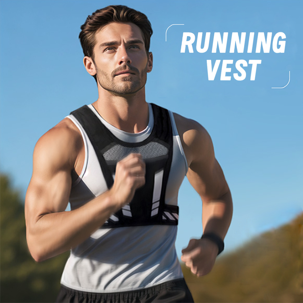 سترة جري عاكسة مع حامل هاتف وج - مراجعة Running Gear Gym وسعره