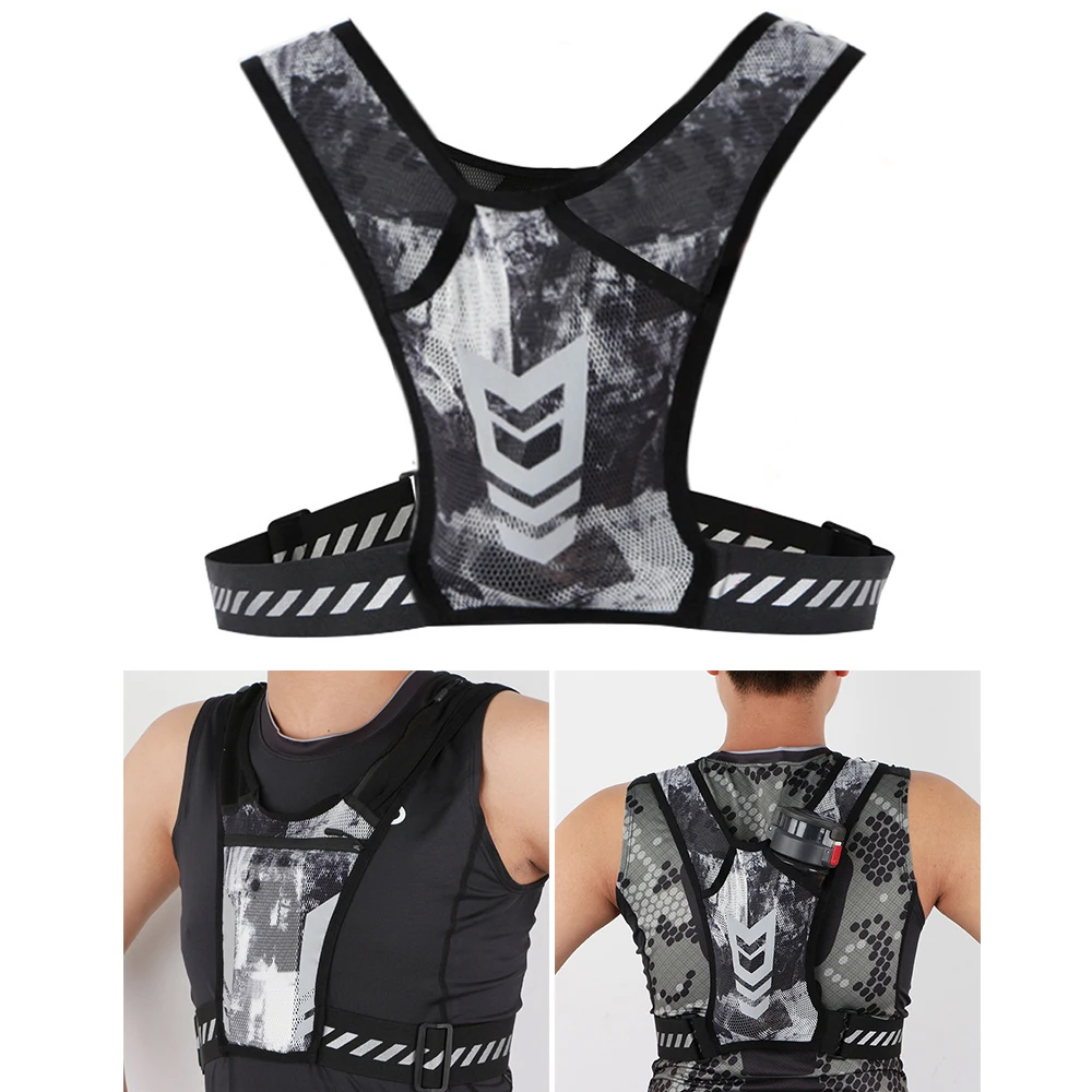 سترة جري عاكسة مع حامل هاتف وج - مراجعة Running Gear Gym وسعره